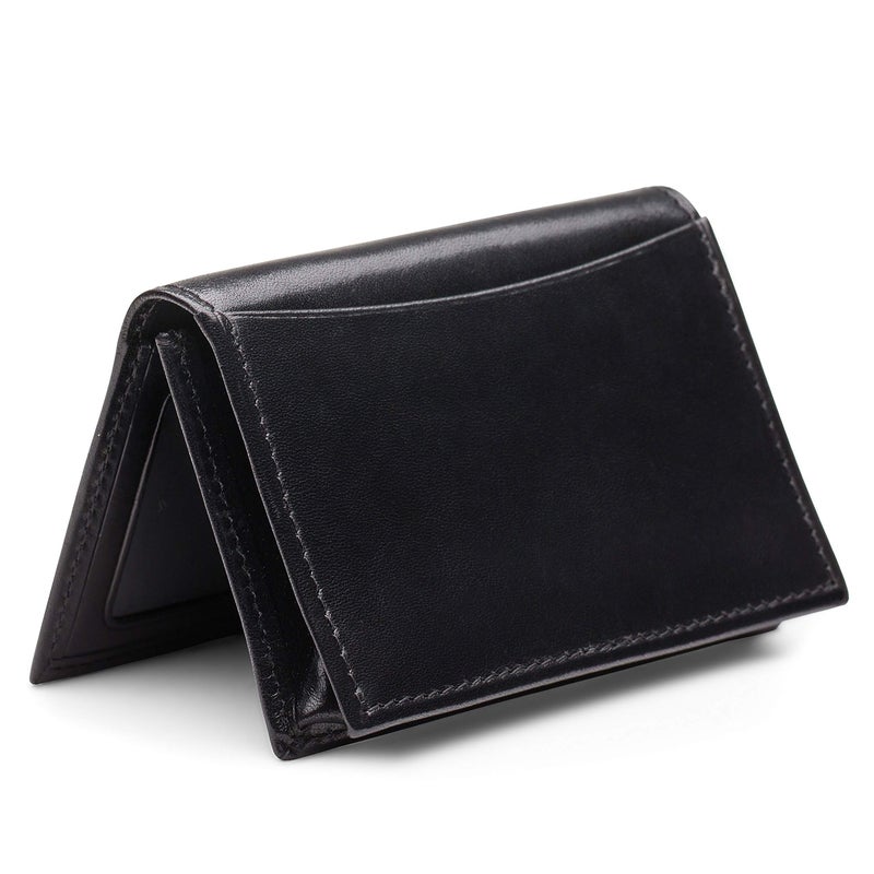 Bosca | Menâ€™s 2 Pocket Card Case Wallet with I.D. Window in Italian Old Leather - Image 2